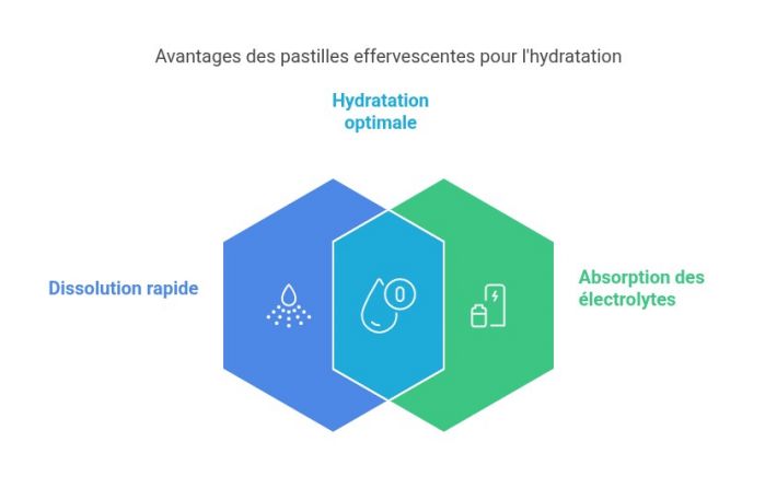 Avantages des pastilles d'hydratation contenant des electrolytes