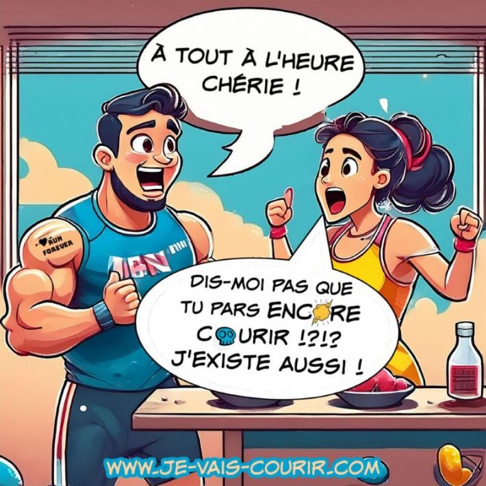 humour couple sport dispute