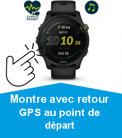 Montre avec retour GPS au point de dpart