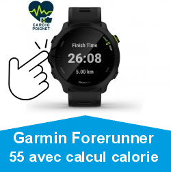 Garmin Forerunner 55 avec calcul calorie