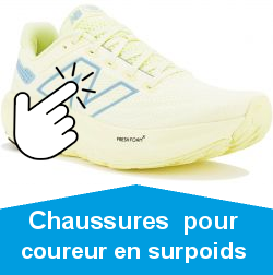 Chaussures  pour coureur en surpoids