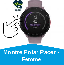 Montre Polar Pacer - Femme